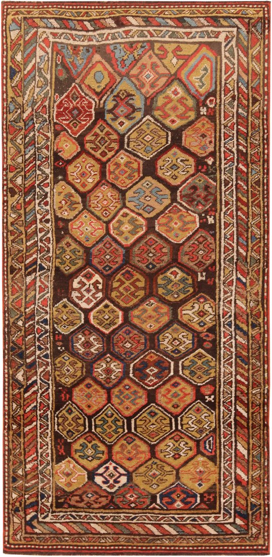 Antique Persian Kurdish rug, 3 ft 10 in x 7 ft 10 in (1 of 4)