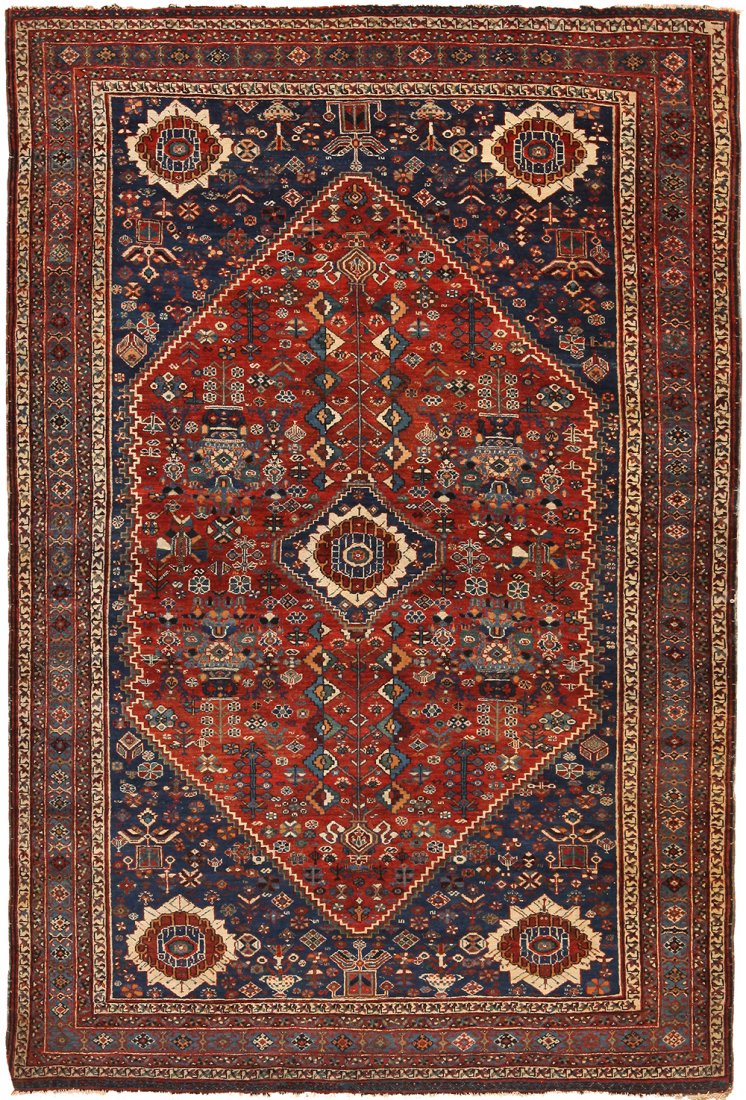 Antique Persian Farahan , size 5 ft x 7 ft (1 of 7)