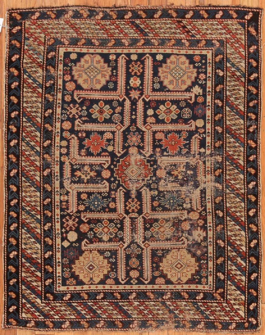 Antique Caucasian Perpedill , 3 ft 9 in x 4 ft 10 in (1 of 8)