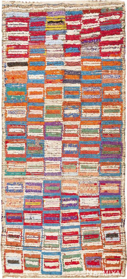 VINTAGE MOROCCAN RUNNER , 3 ft 10 in x 8 ft 8 in (1 of 6)