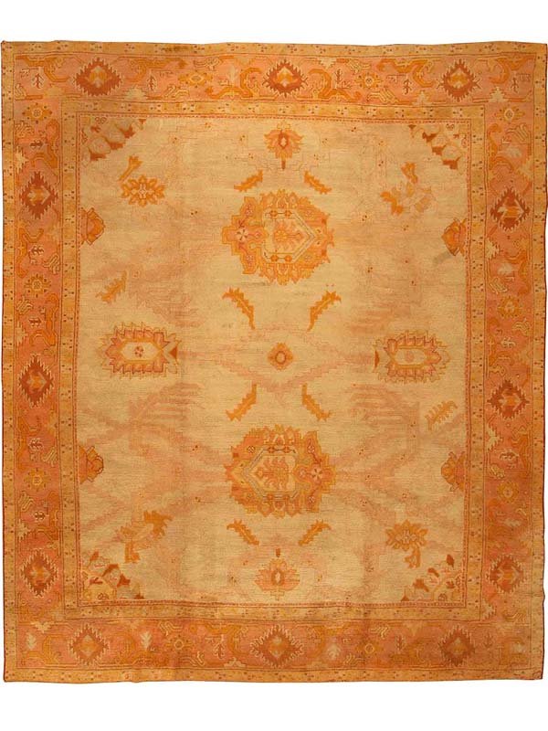 Antique Oushak Turkish Rug / Carpet 2708