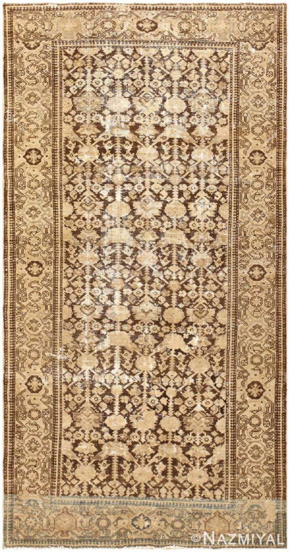 ANTIQUE PERSIAN MALAYER CARPET, 9 ft 8 in x 4 ft 10 in (1 of 7)