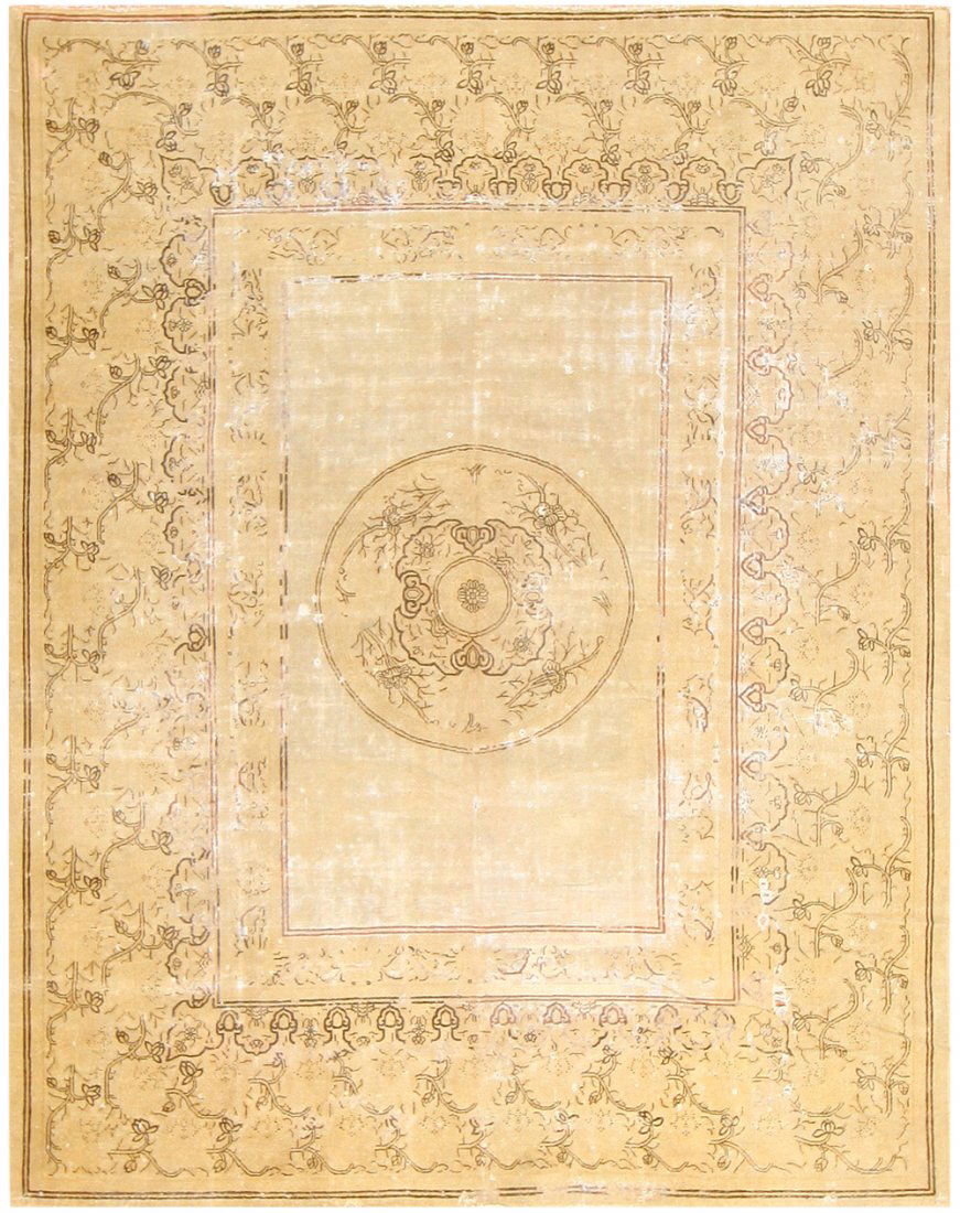 ANTIQUE CHINESE RUG, 11 ft 5 in x 9 ft (1 of 8)