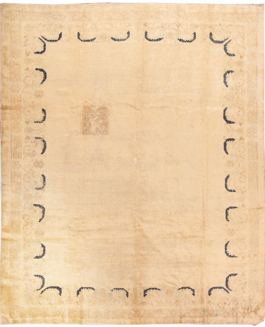 ANTIQUE CHINESE RUG, 11 ft 4 in x 9 ft 1 in (1 of 10)