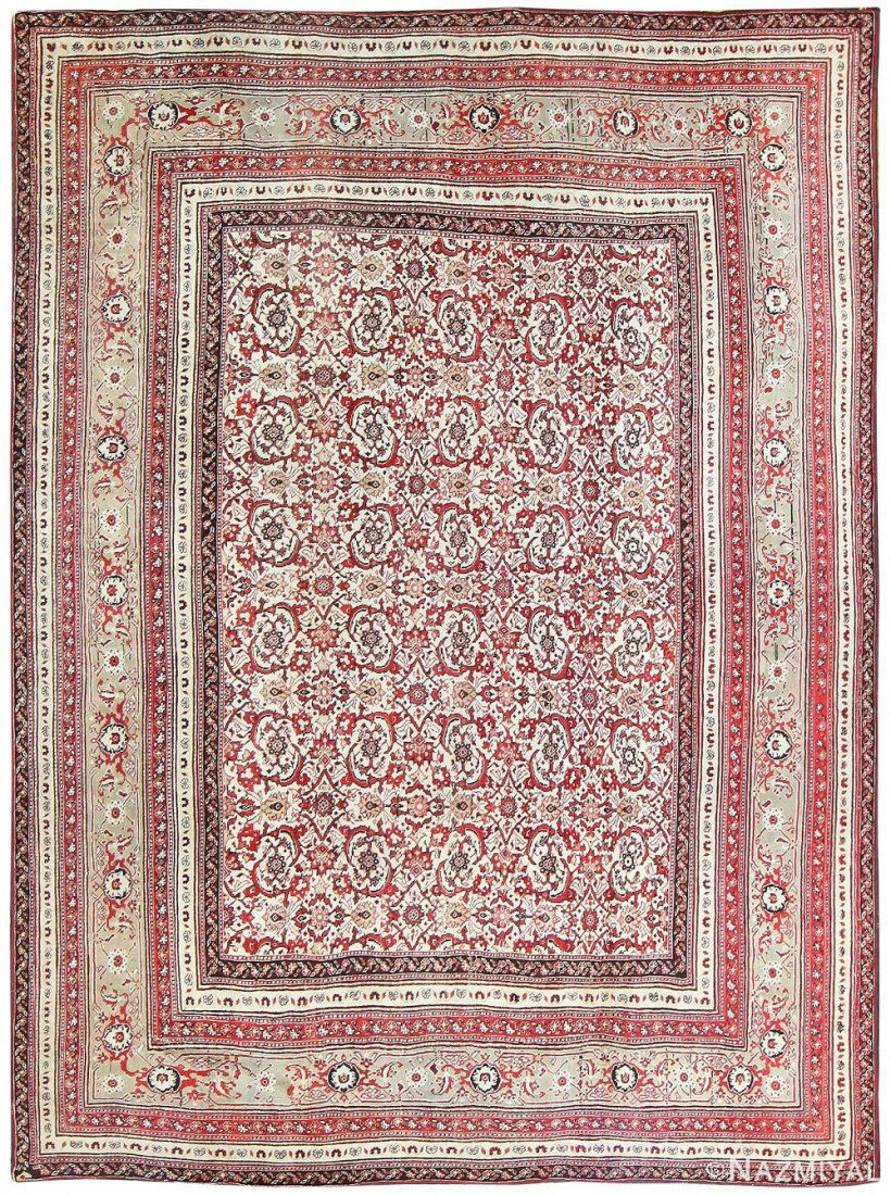 ANTIQUE INDIAN AGRA RUG, 13 ft 10 in x 10 ft (1 of 11)