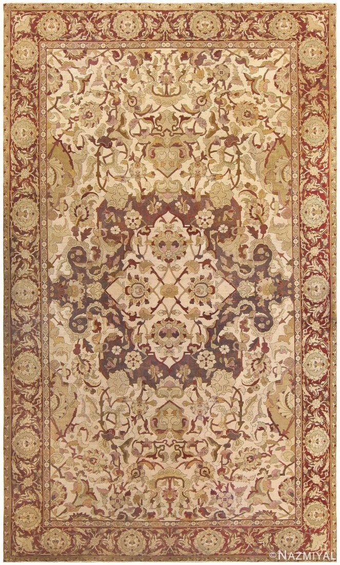 ANTIQUE INDIAN AMRITSAR CARPET, 17 ft 6in x 10 ft 10in (1 of 8)