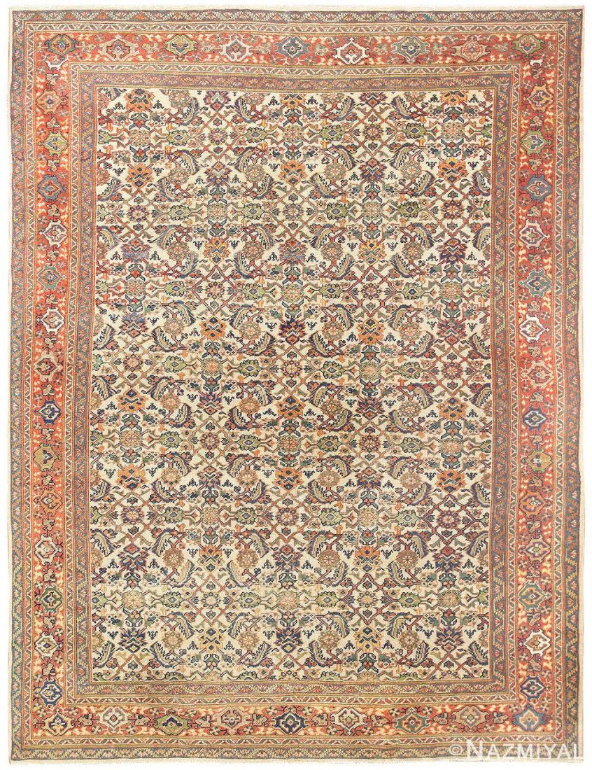 ANTIQUE PERSIAN SULTANABAD CARPET, 10 ft 7 in x 8 ft (1 of 9)