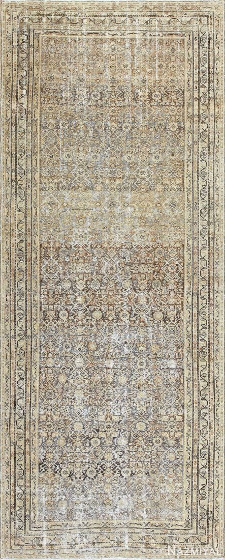 ANTIQUE PERSIAN SHABBY CHIC MALAYER 16ft 4in x 6ft 8in (1 of 8)