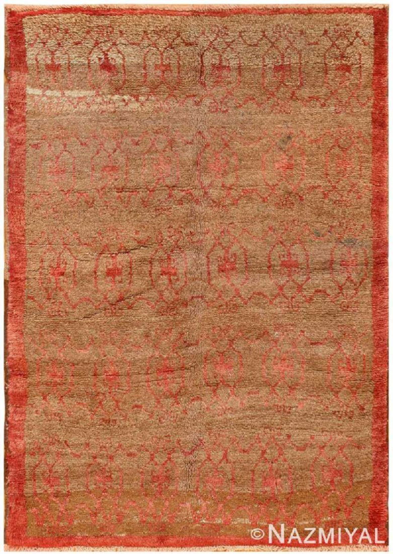 TURKISH ART DECO CARPET, 4 ft 10 in x 3 ft 3 in (1 of 8)