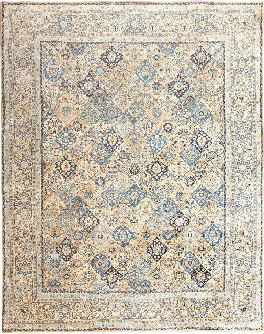 ANTIQUE PERSIAN KERMAN RUG, 14 ft 5 in x 11 ft 5 in (1 of 8)