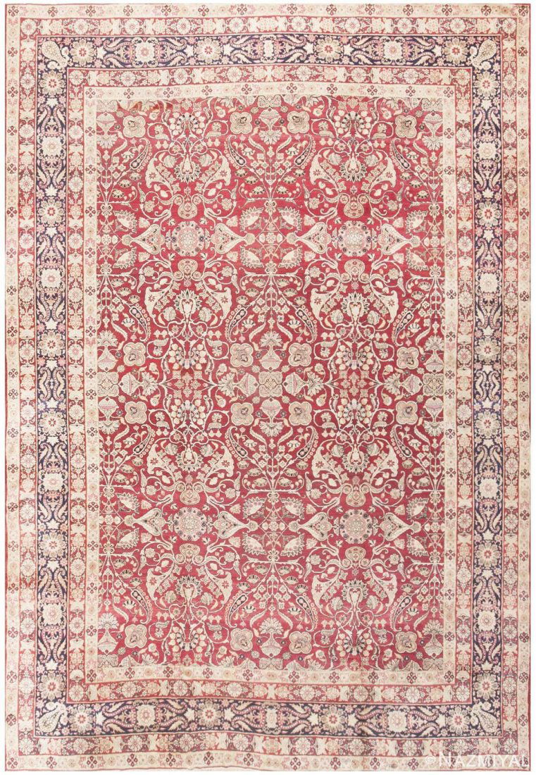 ANTIQUE FLORAL KERMAN RUG, 14 ft 7 in x 10 ft (1 of 11)