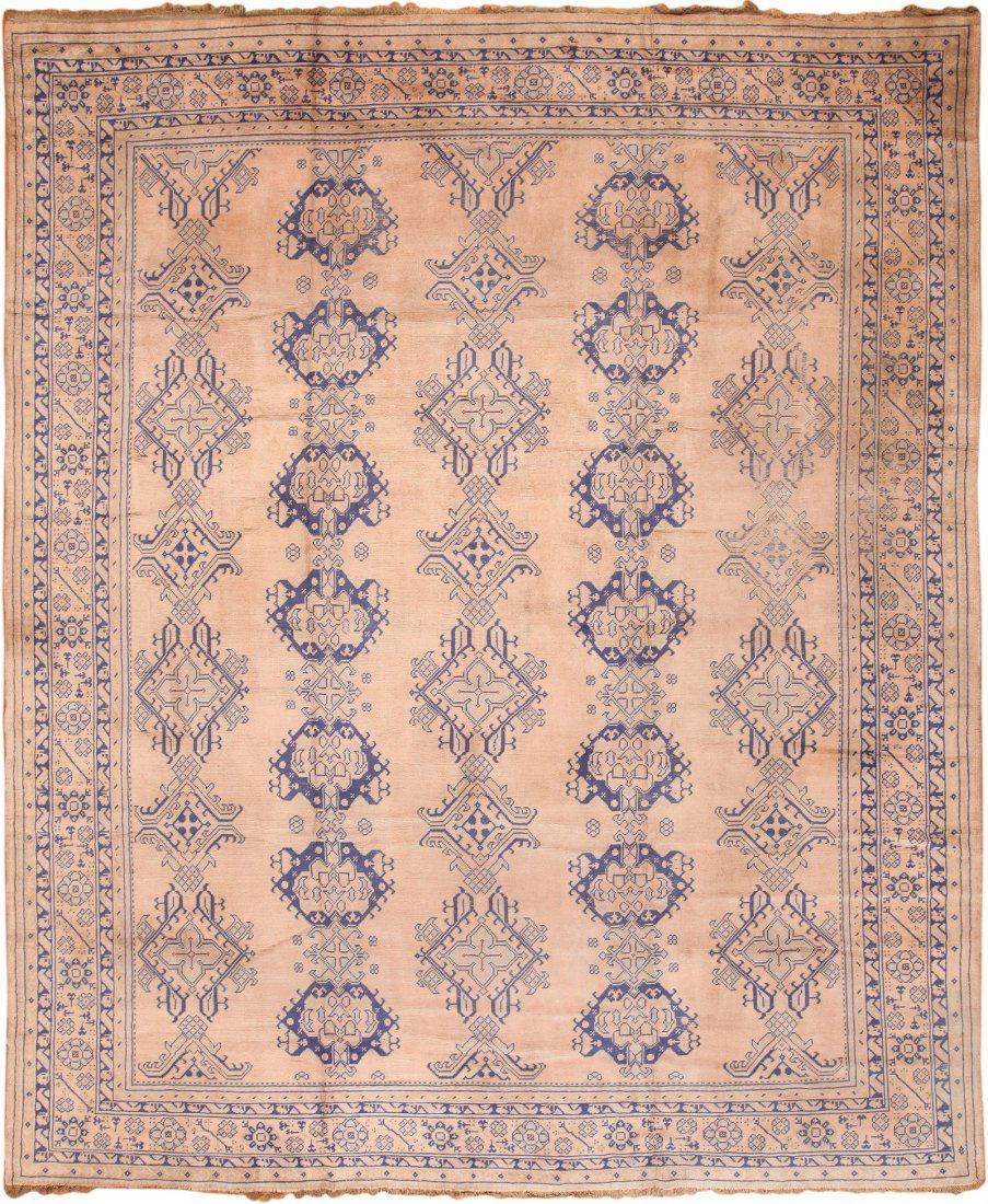 ANTIQUE TURKISH OUSHAK RUG 15 ft 9 in x 12 ft 8 in (1 of 7)