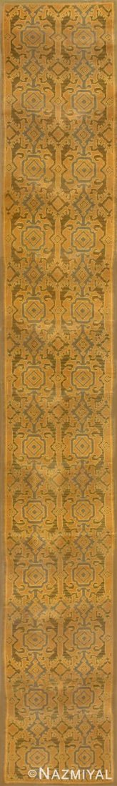 ANTIQUE SPANISH HALLWAY RUNNER RUG, 16 ft x 2 ft 6 in (1 of 6)