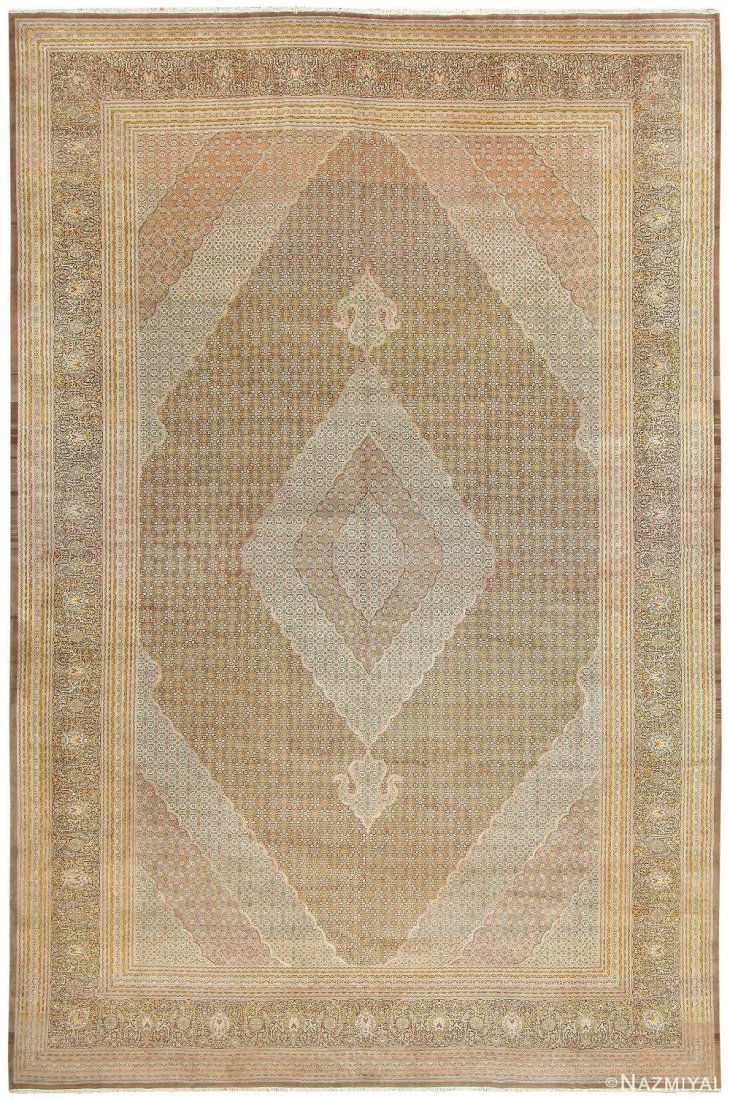 VINTAGE PERSIAN TABRIZ CARPET, 19 ft 9 in x 13 ft 2in (1 of 8)