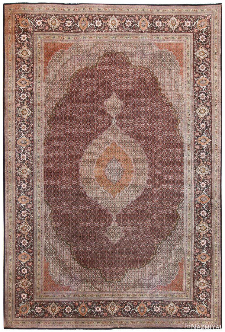 VINTAGE PERSIAN TABRIZ CARPET, 19 ft 7 in x 13 ft 2 in (1 of 10)