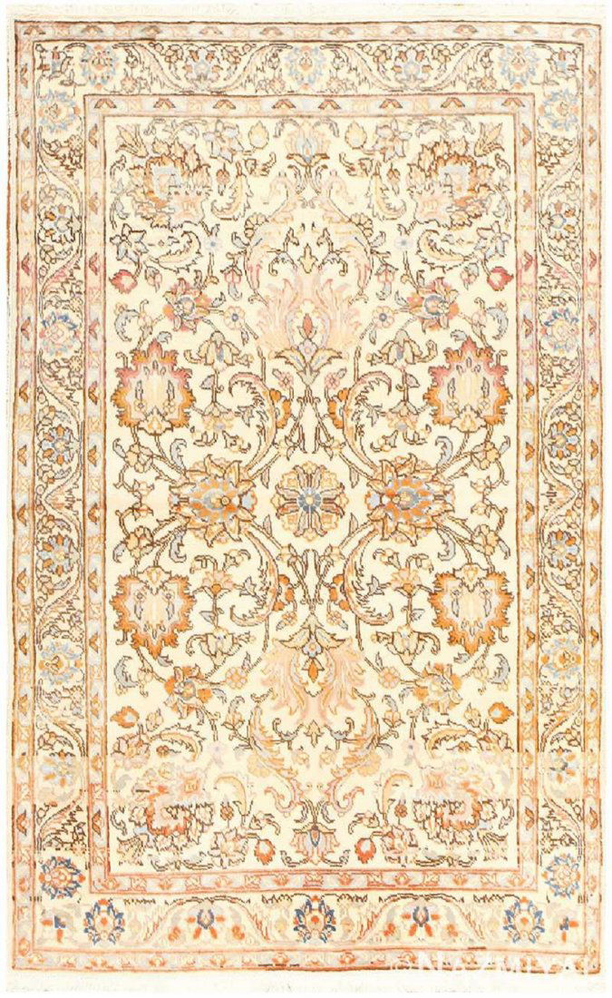 VINTAGE INDIAN TABRIZ RUG, 5 ft 6 in x 3 ft 5 in (1 of 9)