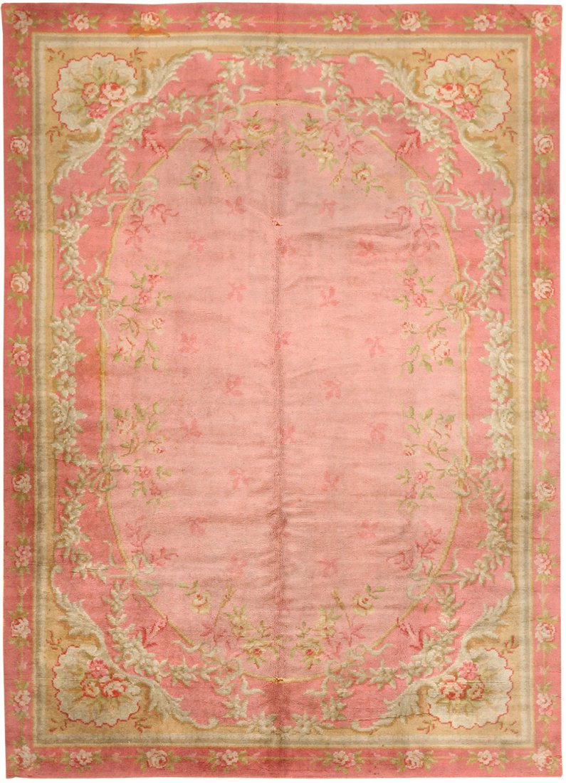 ANTIQUE FRENCH SAVONNERIE RUG, 11 ft 4 in x 8 ft 2 in (1 of 10)
