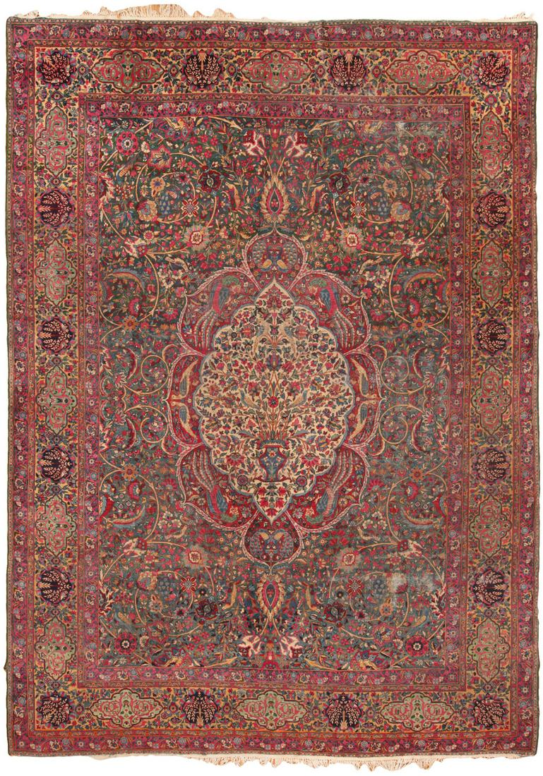 ANTIQUE KERMAN LAVAR 1920 (1 of 9)