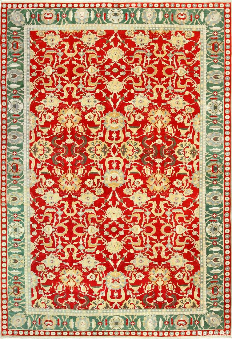 VINTAGE AGRA INDIAN RUG. (1 of 11)