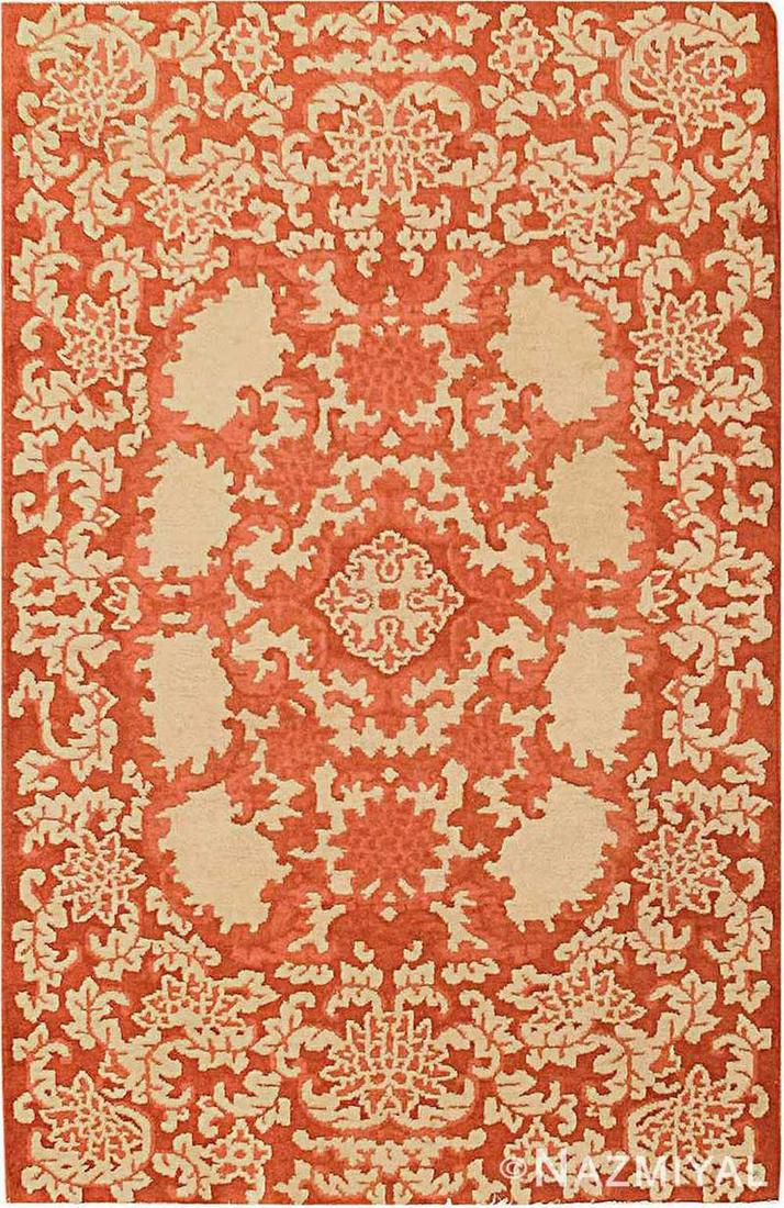 ANTIQUE ORIENTAL CHINESE CARPET. (1 of 8)