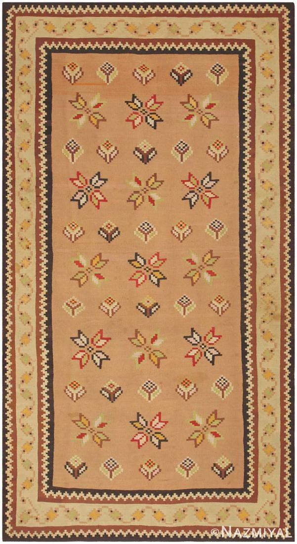 ANTIQUE ROMANIAN BESSARABIAN KILIM RUG. (1 of 9)