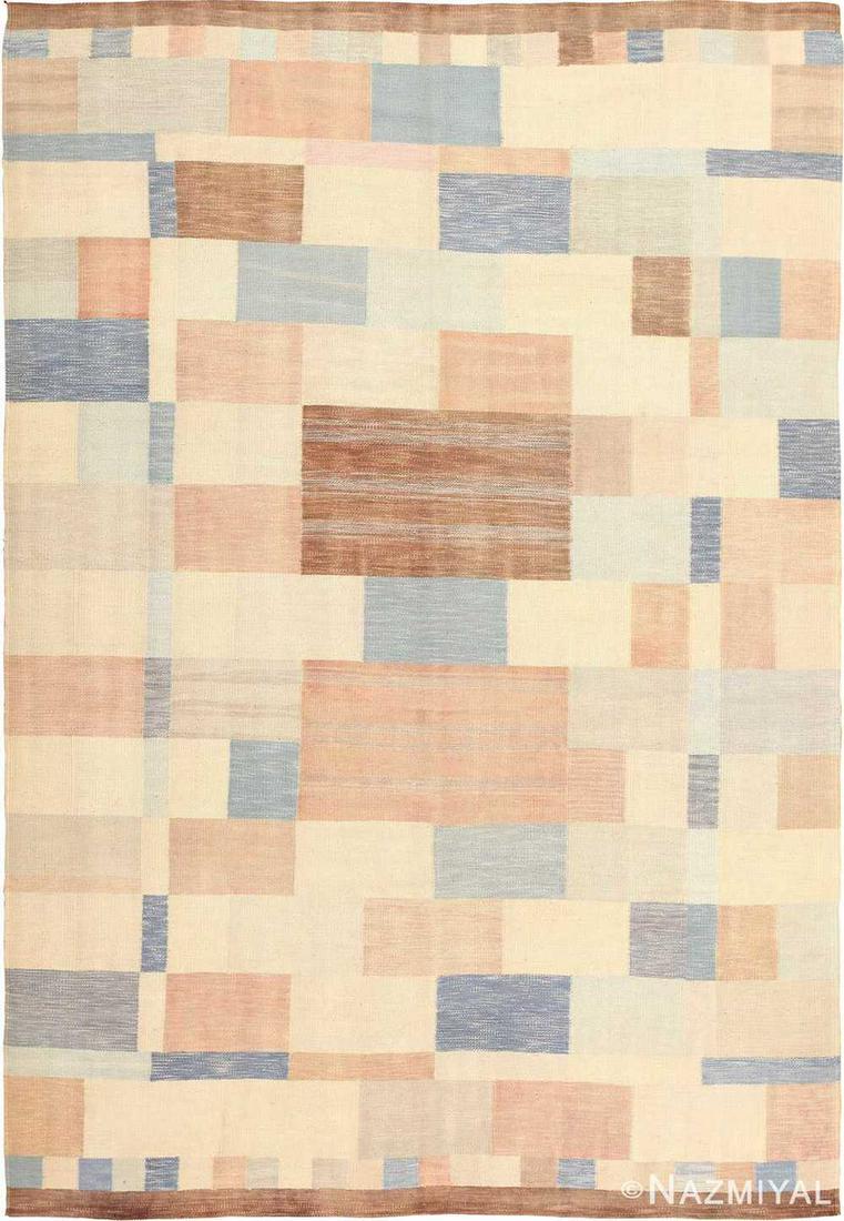 MODERN SWEDISH KILIM RUG. (1 of 7)
