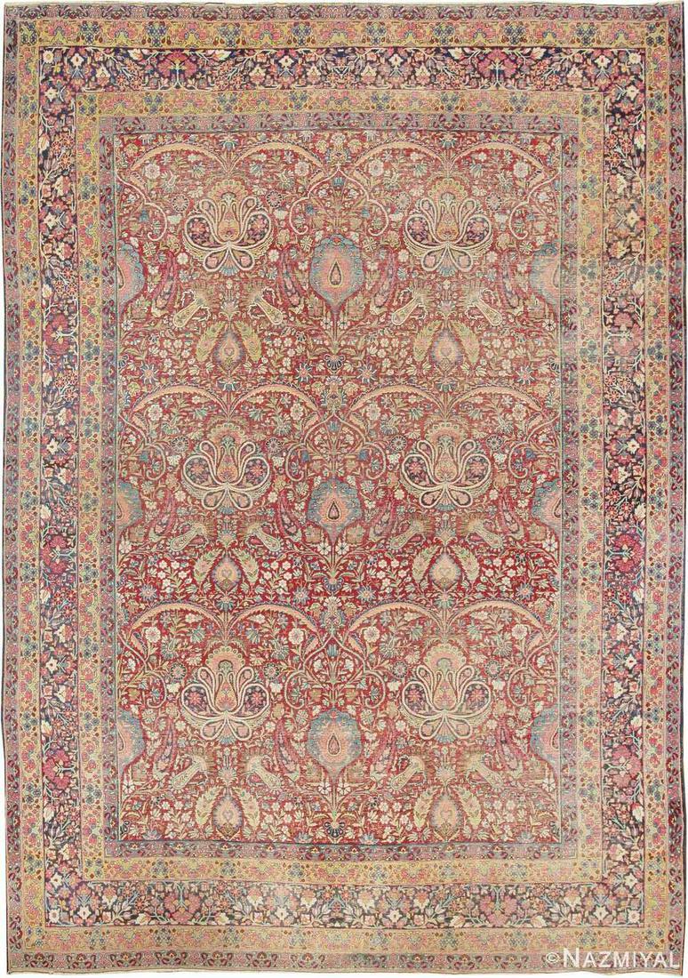 ANTIQUE PERSIAN KERMAN RUG (1 of 8)