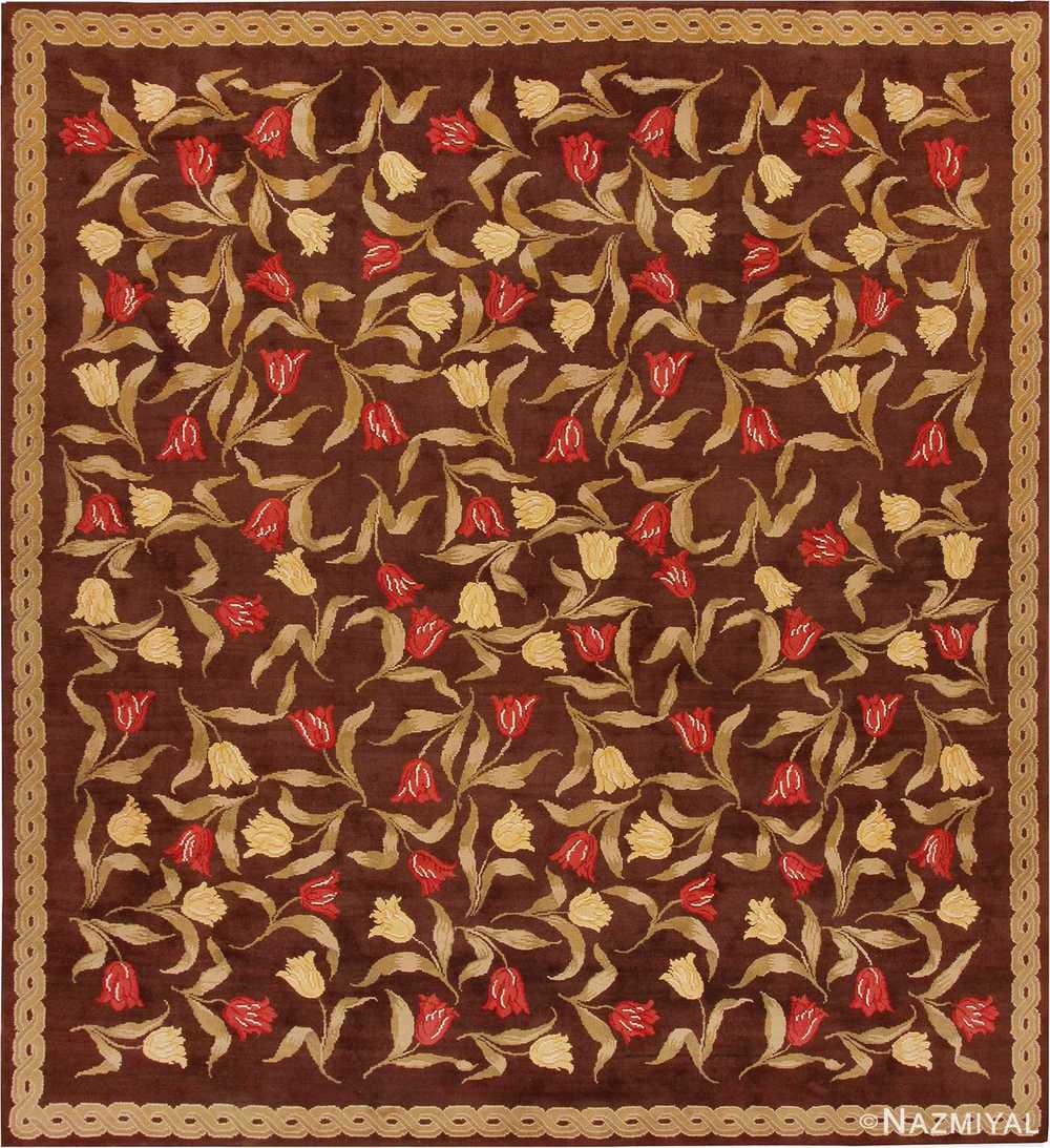 ANTIQUE SAVONNERIE FRENCH RUG. (1 of 8)