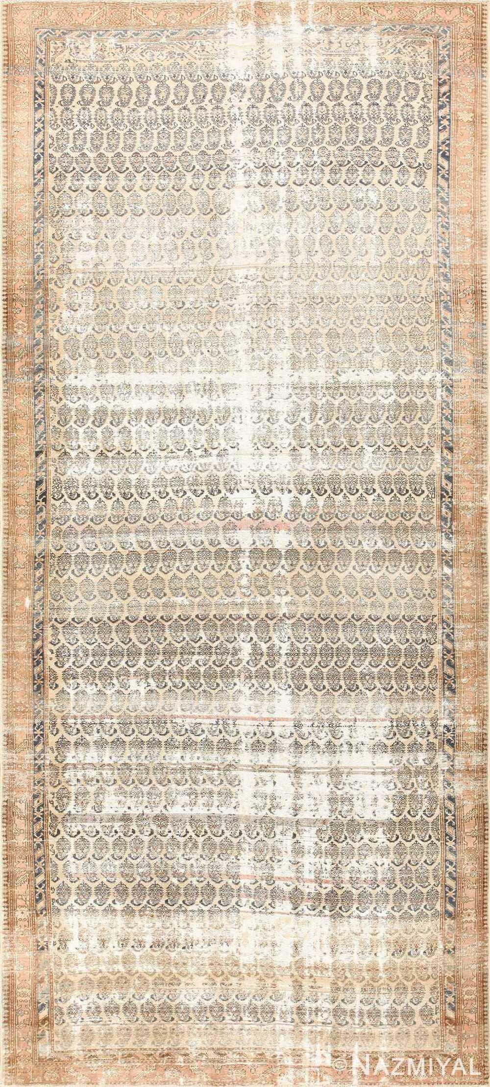 ANTIQUE SHABBY CHIC MALAYER RUG. (1 of 10)