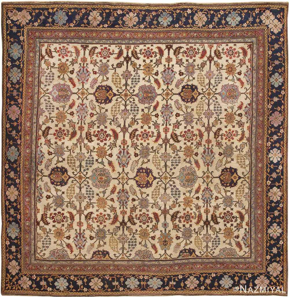 ANTIQUE INDIAN AGRA RUG. (1 of 10)