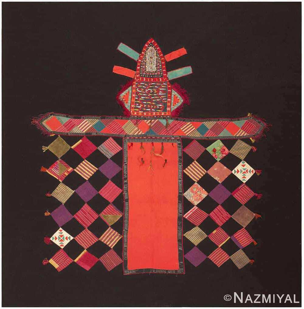 ANTIQUE UZBEKISTAN CAMEL DECORATION TEXTILE. (1 of 16)