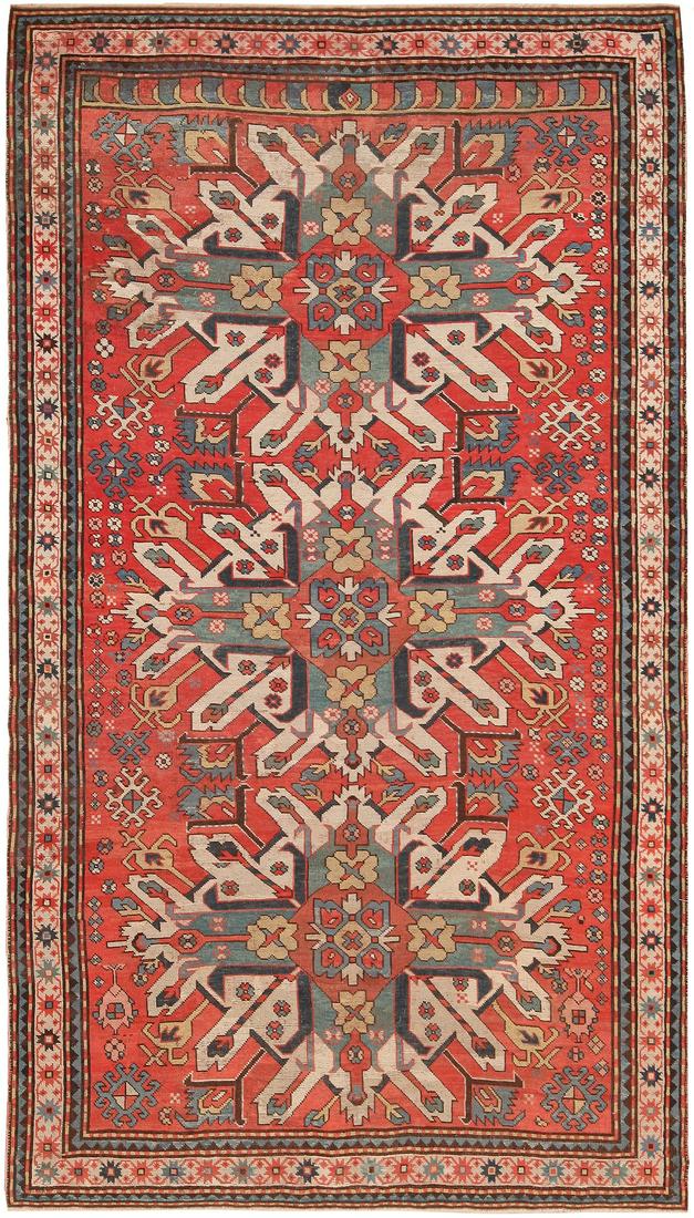 ANTIQUE EAGLE KAZAK. 7 ft 8 in x 4 ft 3 in (1 of 4)