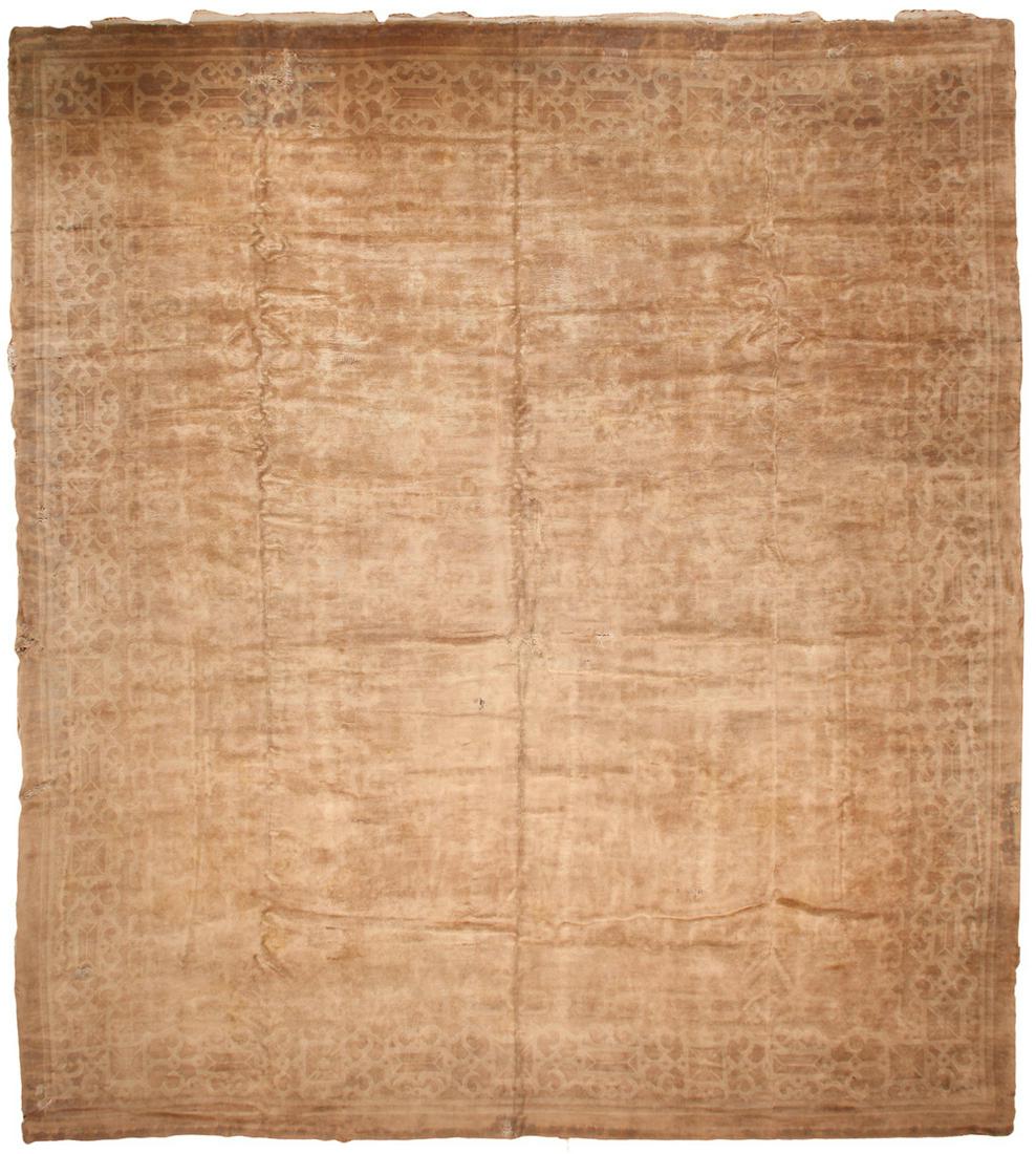 ANTIQUE CONTINENTAL CARPET. 18 ft 6 in x 17 ft 2 in (1 of 11)