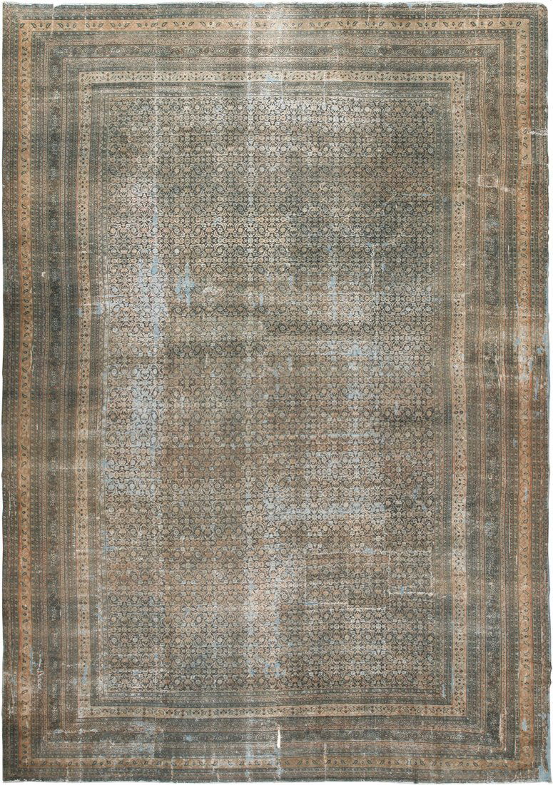 OVERSIZED ANTIQUE PERSIAN KHORASSAN CARPET. (1 of 7)