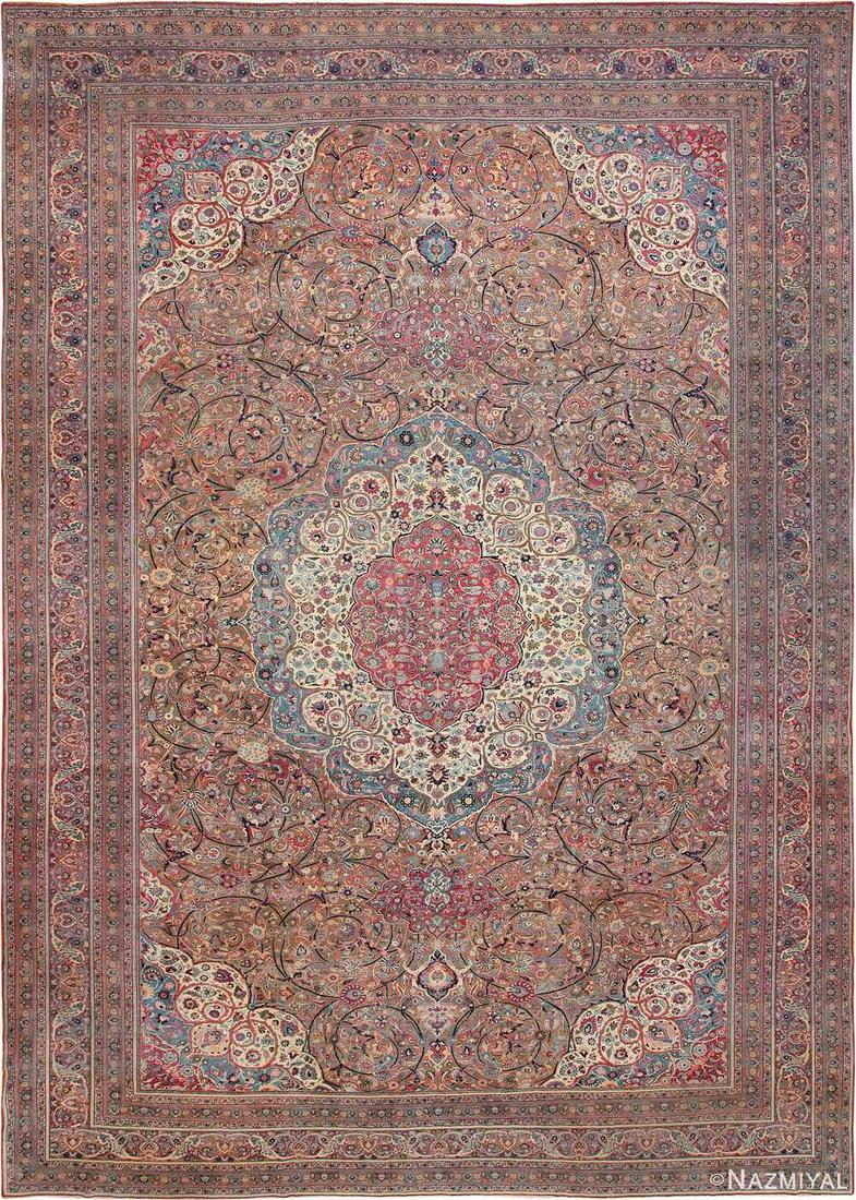 ANTIQUE PERSIAN KHORASSAN CARPET. 19 ft x 13 ft 6 in (1 of 17)