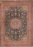 VINTAGE PERSIAN KERMAN RUG. 11 ft 3 in x 9 ft 9 in