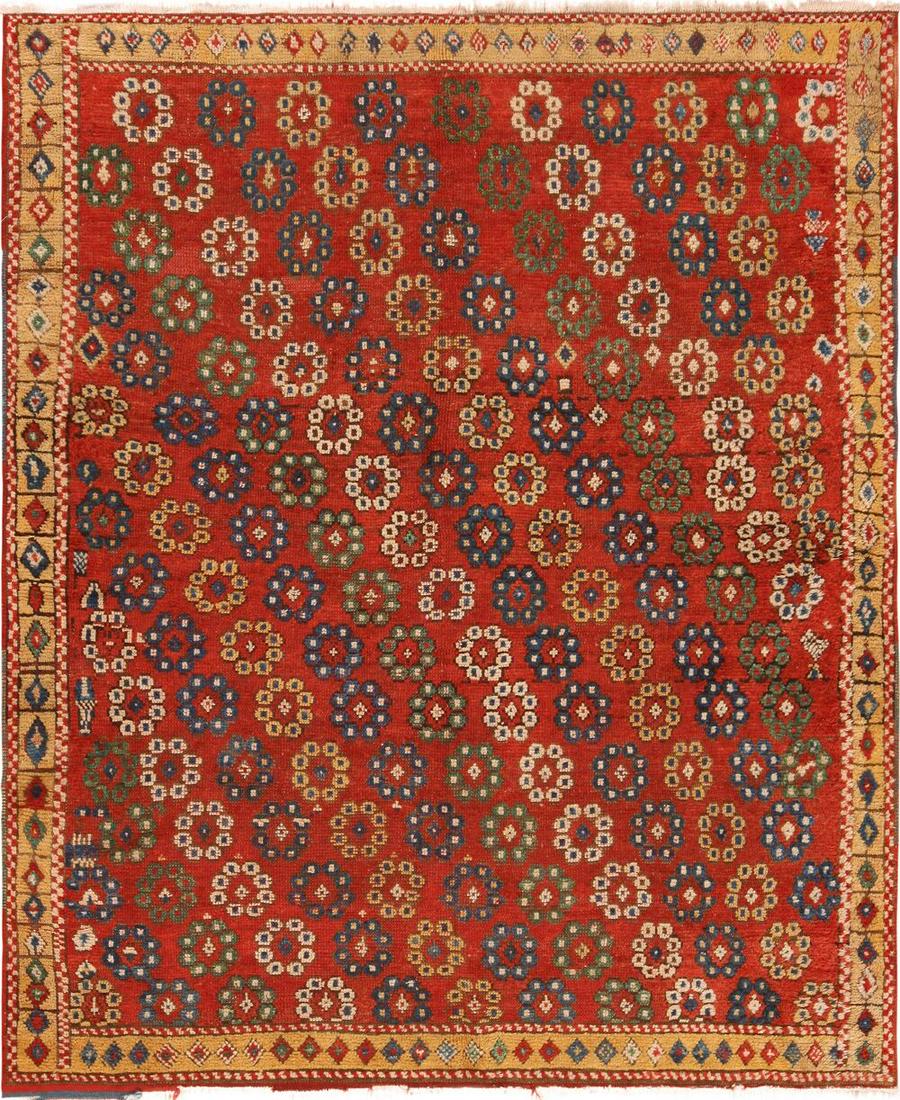 ANTIQUE TURKISH KONYA RUG. 7 ft x 5 ft 9 in (2.13 m x (1 of 6)