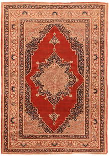 Antique Persian Tabriz Haji Jalili Rug 5 ft 9 in x 4 ft 1 in (1.75 m x 1.24 m): Beautiful Antique Persian Tabriz Haji Jalili Rug, Country of Origin: Persia, Circa Date: 1880â€™s