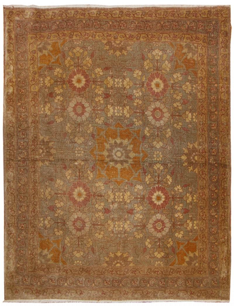 Antique Persian Tabriz Rug 4 ft x 3ft (1.21m x 0.91m) (1 of 11)