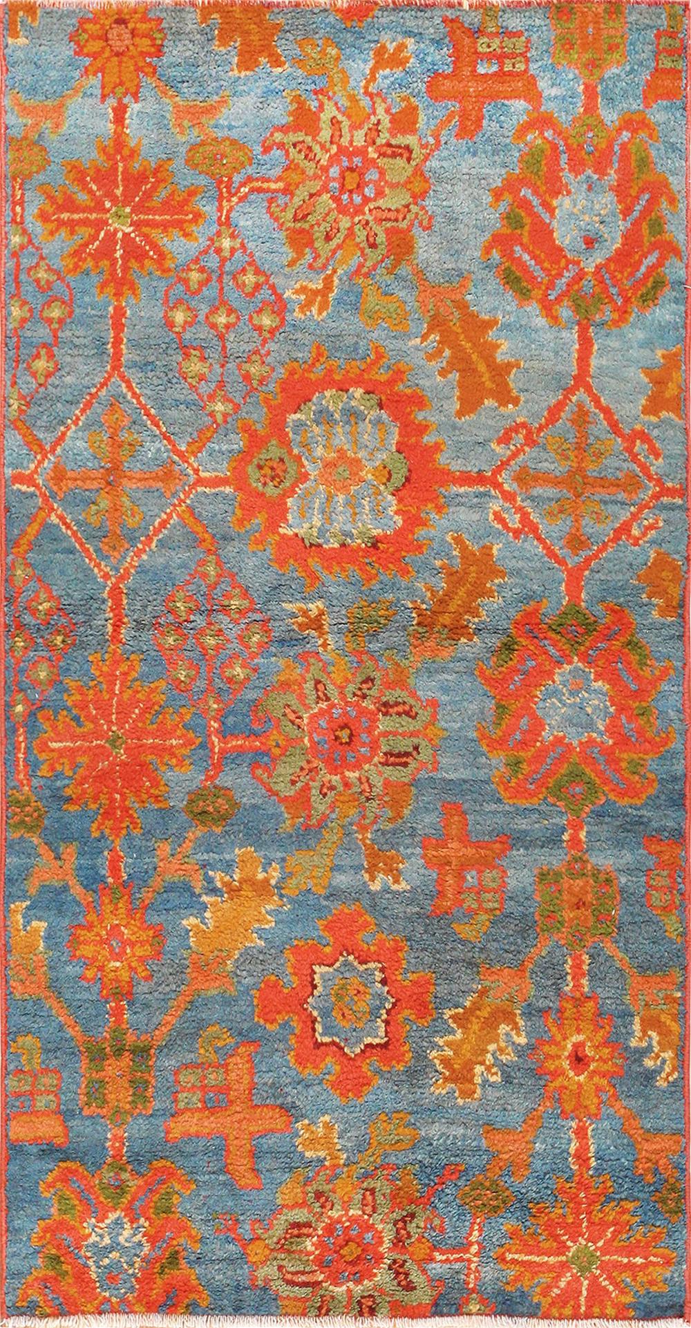 Antique Oushak Rug 5 ft 4 in x 3 ft (1.63 m x 0.91 m) (1 of 8)
