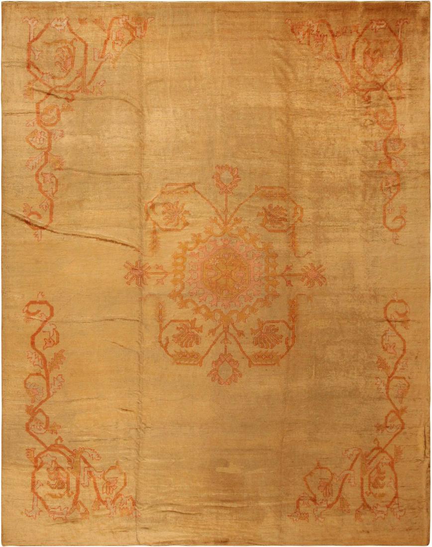 No Reserve - Antique Turkish Oushak Rug 15 ft 6 in x 12 ft 6 in (4.72 m x 3.81 m) (1 of 7)