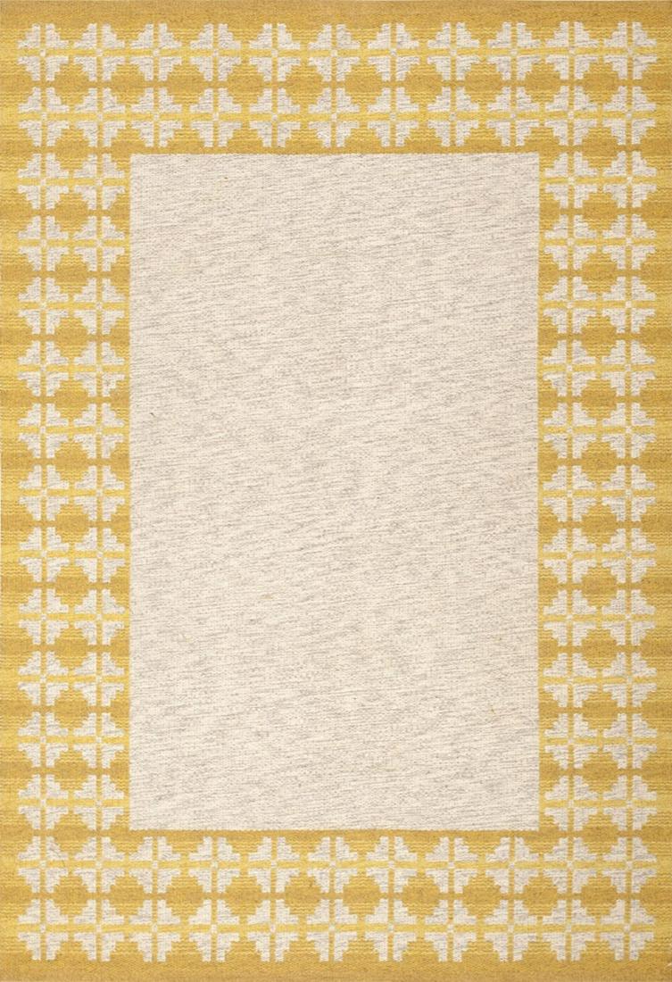 Vintage Swedish Reversible Kilim Rug 7 ft 10 in x 5 ft 5 in (2.39 m x 1.65 m) (1 of 9)