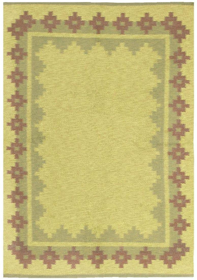 Vintage Scandinavian Swedish Rug 6 ft 7 in x 4 ft 5 in (2.01 m x 1.35 m) (1 of 9)