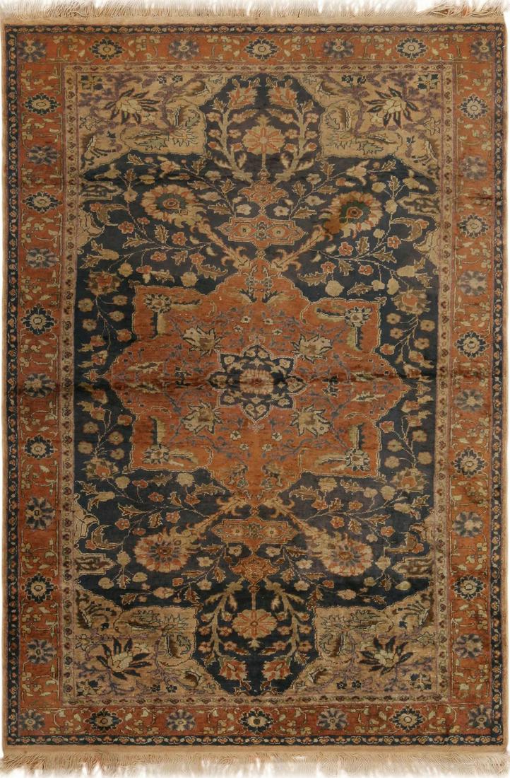 Silk Antique Turkish Sivas Rug 5 ft 6 in x 3 ft 10 in (1.67 m x 1.16 m) (1 of 6)