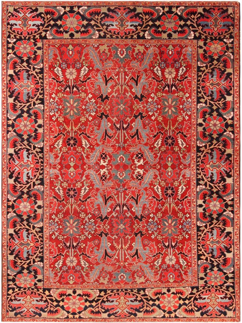 Antique Persian Heriz Rug 12 ft x 9 ft (3.65 m x 2.74 m) (1 of 1)