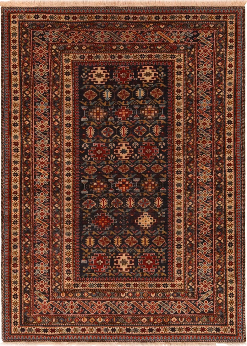 No Reserve - Antique Caucasian Chi-Chi Rug 6 ft 4 in x 4 ft 6 in (1.93 m x 1.37 m) (1 of 5)