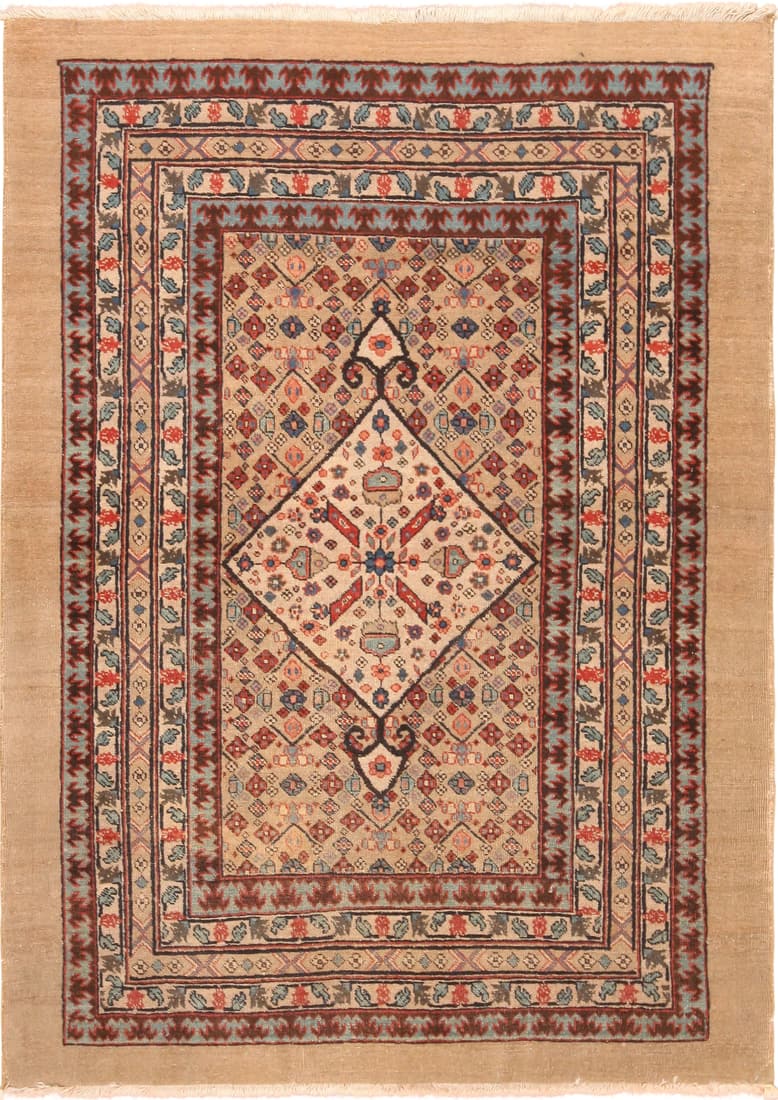 Antique Persian Bakshaish Rug 6 ft 2 in x 4 ft 5 in (1.88 m x 1.35 m) (1 of 7)