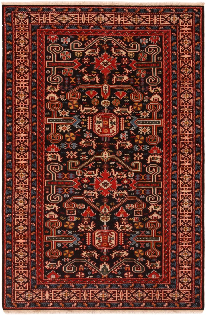 No Reserve - Antique Caucasian Perpedil Rug 5 ft 10 in x 3 ft 10 in (1.77 m x 1.16 m) (1 of 7)