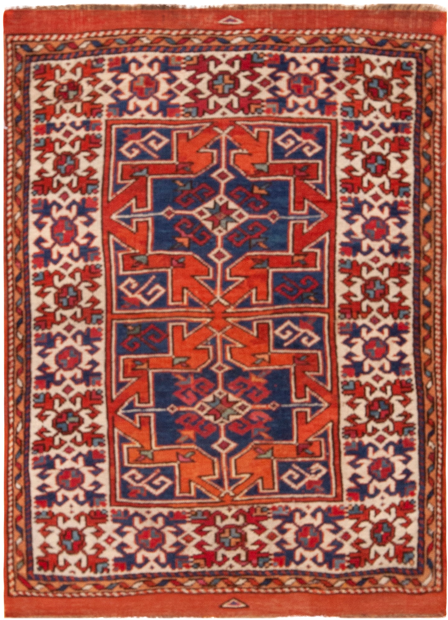 West Anatolia Bergama Rug 4 ft 4 in x 3 ft 0 in (1.32 m x 0.91 m) (1 of 9)
