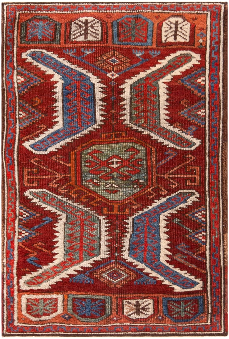 Central Anatolia Yastik Rug 3 ft 0 in x 2 ft 1 in (0.91 m x 0.63 m) (1 of 8)